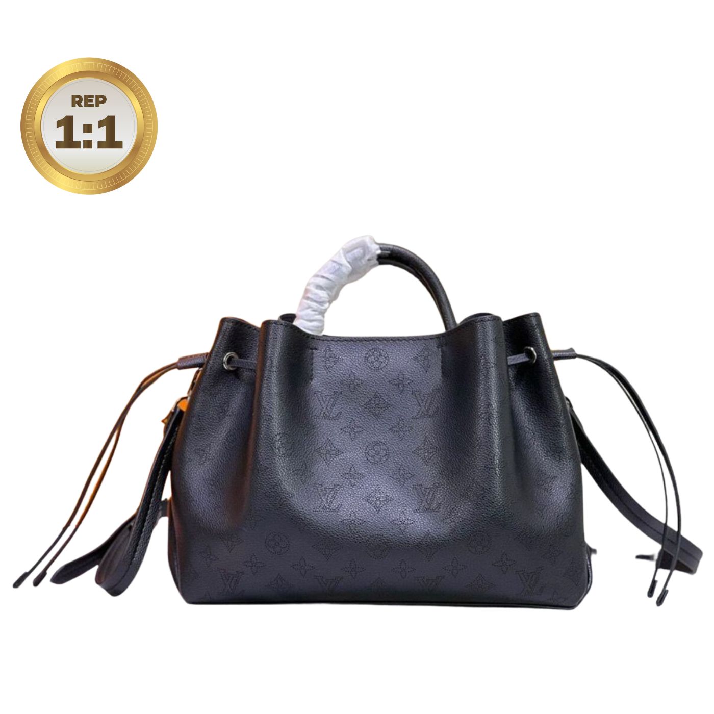 [REP 1:1] Louis Vuitton Bella Tote Mahina Black For Women 12.6in/32cm